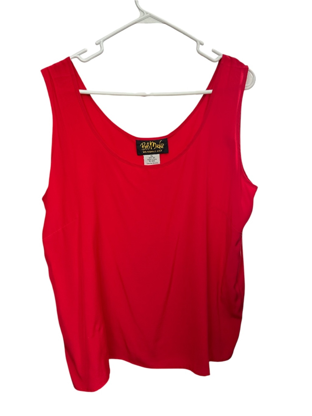 Bob Mackie where about art 100% silk size XL new cami , tank